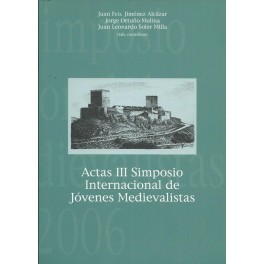 Actas III Simposio Internacional de Jóvenes Medievalistas