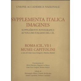 Supplemeta Italica Imagines: Roma (Cil, VI) 1 - Musei Capitolini