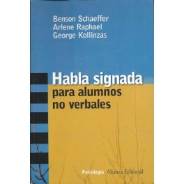 Habla signada, para alumnos no verbales