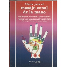 Póster para el masaje zonal de la mano