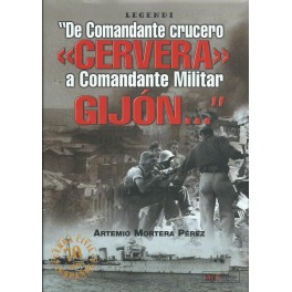 De Comandante crucero Cervera a Comandante Militar Gijón...